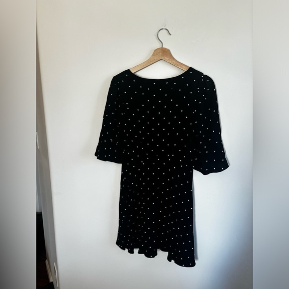 FREE PEOPLE | BNWT All yours black and white polka dot dress | size 2 - Picture 8 of 10